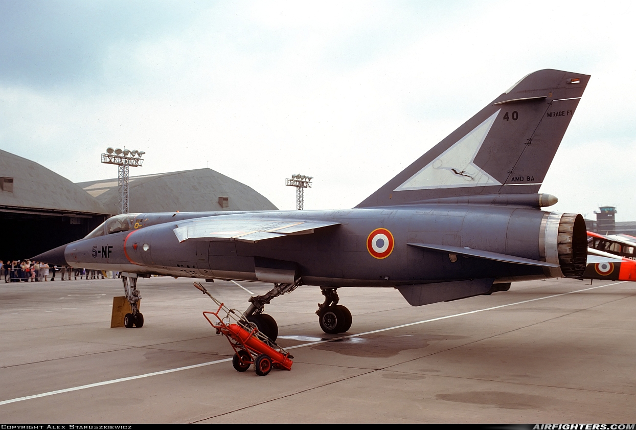 France - Air Force Dassault Mirage F1C 40 at Nancy - Ochey (LFSO), France