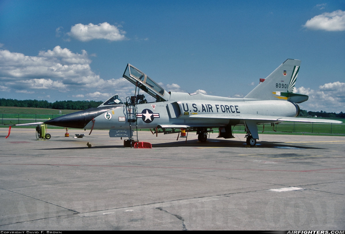 USA - Air Force Convair F-106B Delta Dart (8) 58-0901 at Rome - Griffis AFB (RME / KRME), USA
