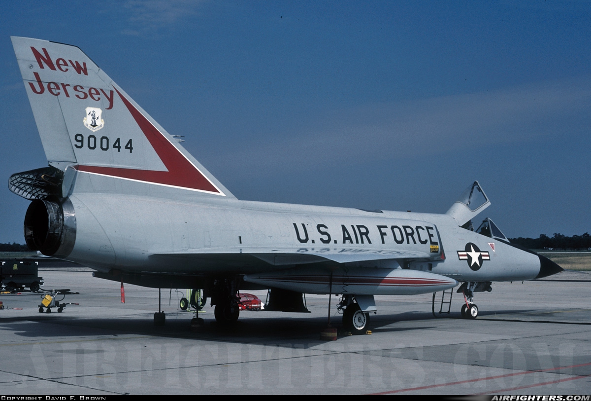 USA - Air Force Convair F-106A Delta Dart (8) 59-0044 at Atlantic City - Int. (ACY / KACY), USA