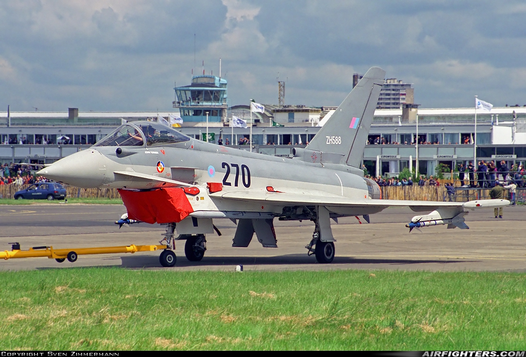 Company Owned - BAe Systems Eurofighter Typhoon F2 ZH588 at Paris - Le Bourget (LBG / LFPB), France