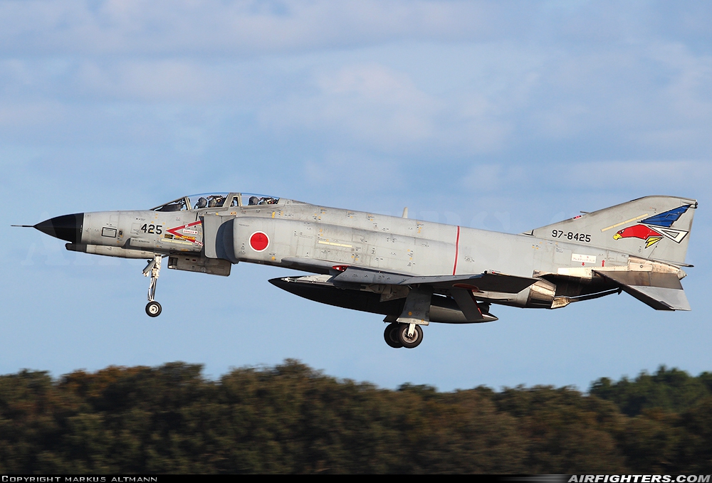 Japan - Air Force McDonnell Douglas F-4EJ Phantom II 97-8425 at Hyakuri (RJAH), Japan