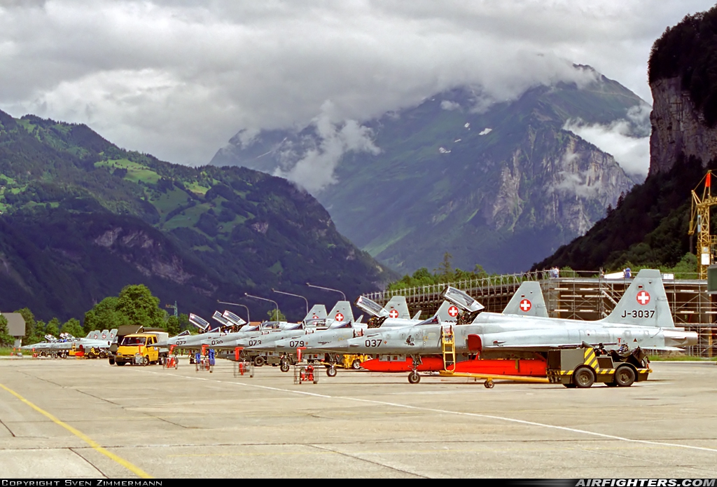 Switzerland - Air Force Northrop F-5E Tiger II J-3037 at Meiringen (LSMM), Switzerland
