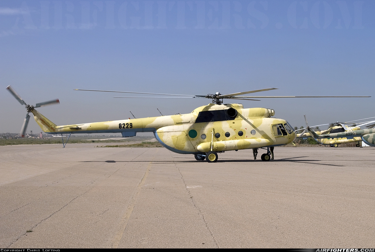 Libya - Air Force Mil Mi-8 8229 at Tripoli - Mitiga (MJI / HLLM), Libya