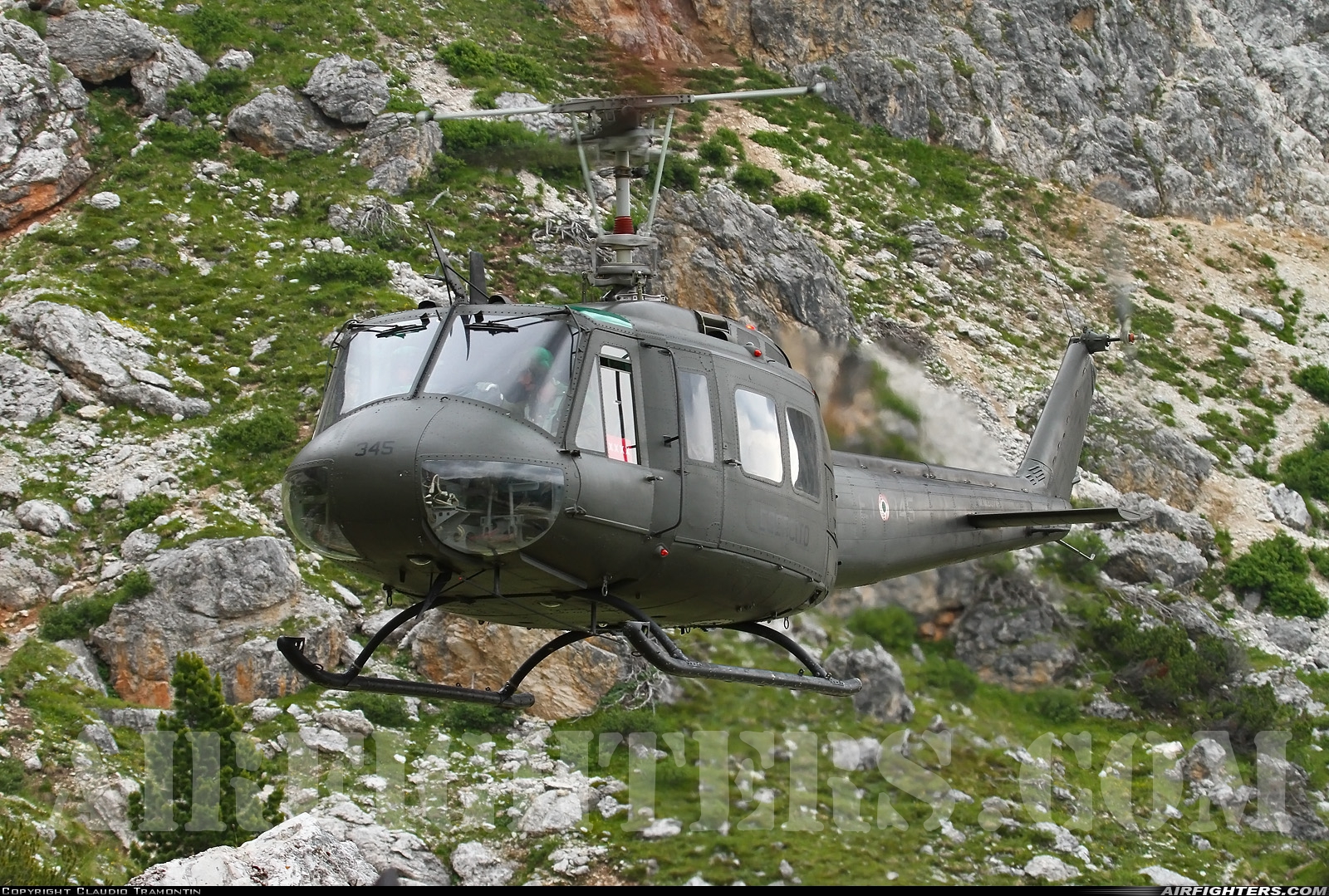 Italy - Army Agusta-Bell AB-205A-1 MM80716 at Off-Airport - Cortina D' Ampezzo, Italy