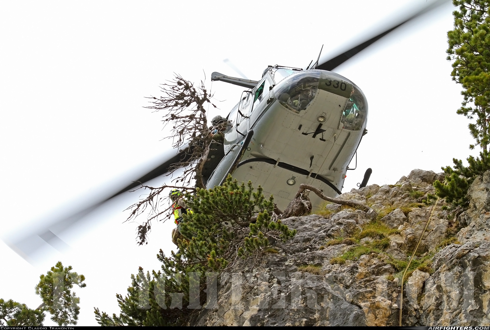 Italy - Army Agusta-Bell AB-205A-1 MM80701 at Off-Airport - Cortina D' Ampezzo, Italy