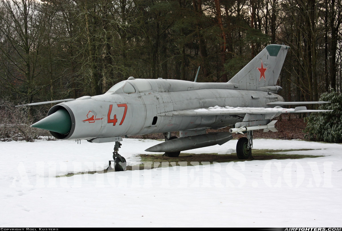 Russia - Air Force Mikoyan-Gurevich MiG-21PFMN  at Off-Airport - Kamp Zeist, Netherlands