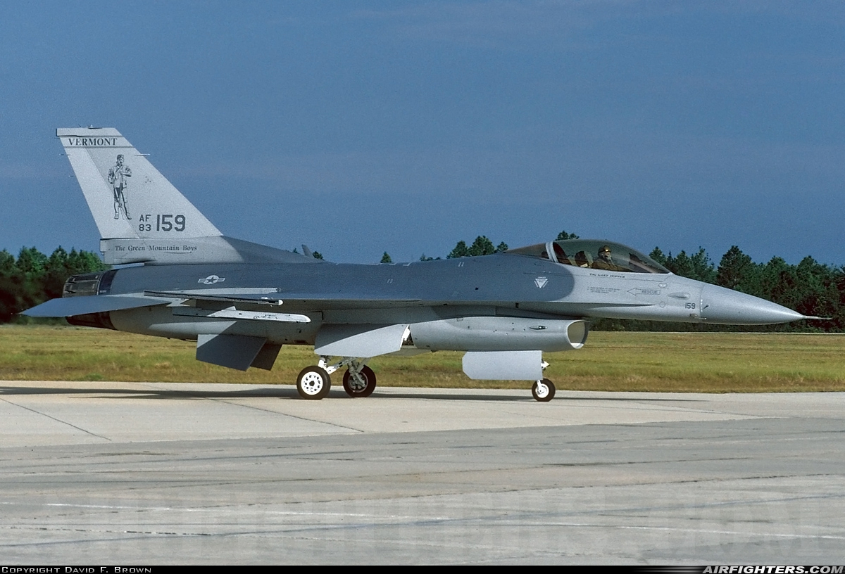 USA - Air Force General Dynamics F-16C Fighting Falcon 83-1159 at Panama City - Tyndall AFB (PAM / KPAM), USA
