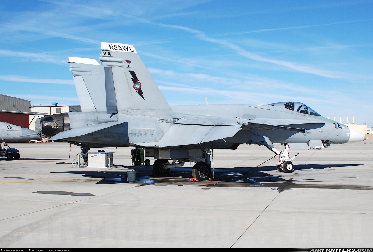 USA - Navy McDonnell Douglas F/A-18C Hornet 163470 at Fallon - Fallon NAS (NFL / KNFL), USA