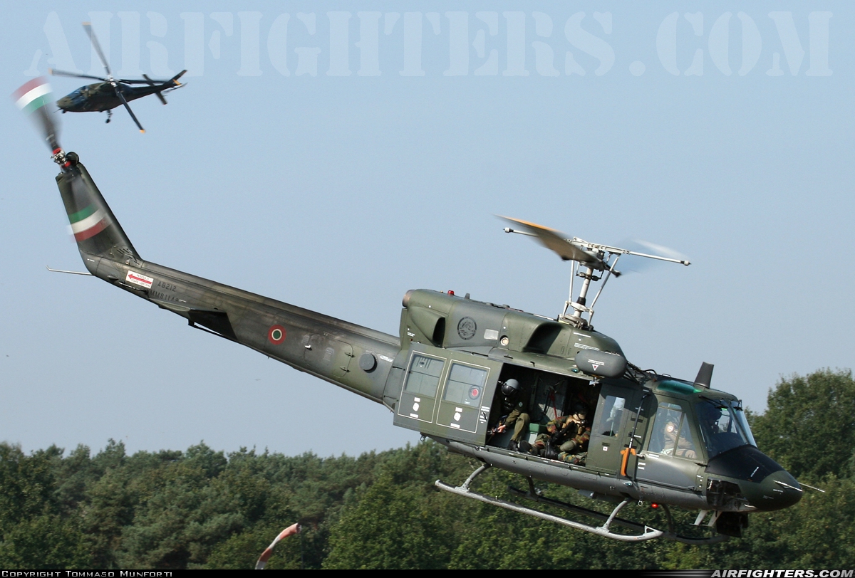 Italy - Army Agusta-Bell AB-212AM MM81148 at Kleine Brogel (EBBL), Belgium