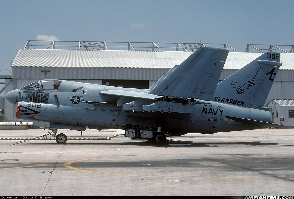 USA - Navy LTV Aerospace A-7E Corsair II 160715 at Jacksonville - Cecil Field (VQQ / KVQQ), USA