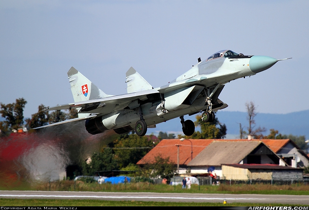 Slovakia - Air Force Mikoyan-Gurevich MiG-29AS 3911 at Hradec Kralove (LKHK), Czech Republic