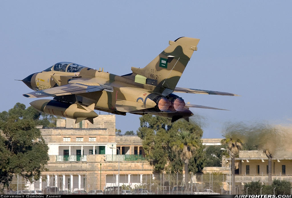 Saudi Arabia - Air Force Panavia Tornado IDS 6612 at Luqa - Malta International (MLA / LMML), Malta