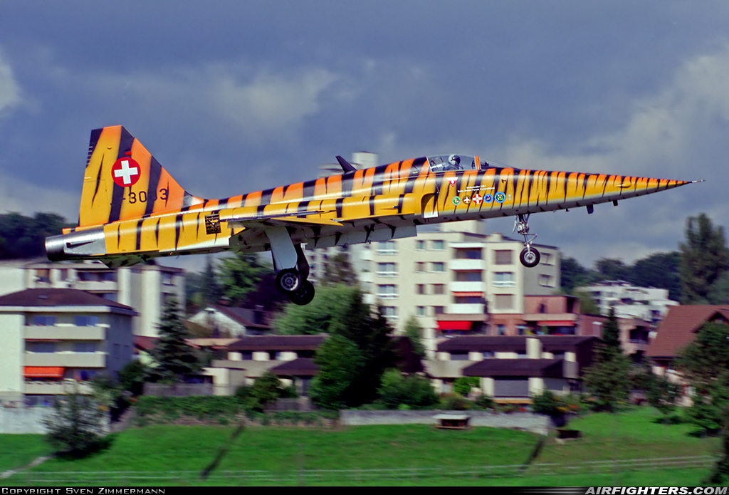 Switzerland - Air Force Northrop F-5E Tiger II J-3003 at Emmen (EML / LSME), Switzerland