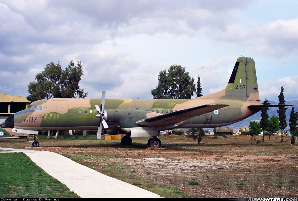 Greece - Air Force NAMC YS-11A-520 2137 at Elefsís (LGEL), Greece