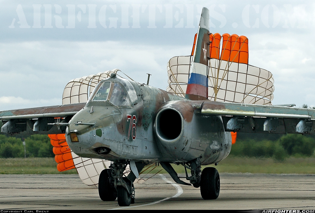 Russia - Air Force Sukhoi Su-25 76 RED at Lipetsk - Air Base (2 / West), Russia