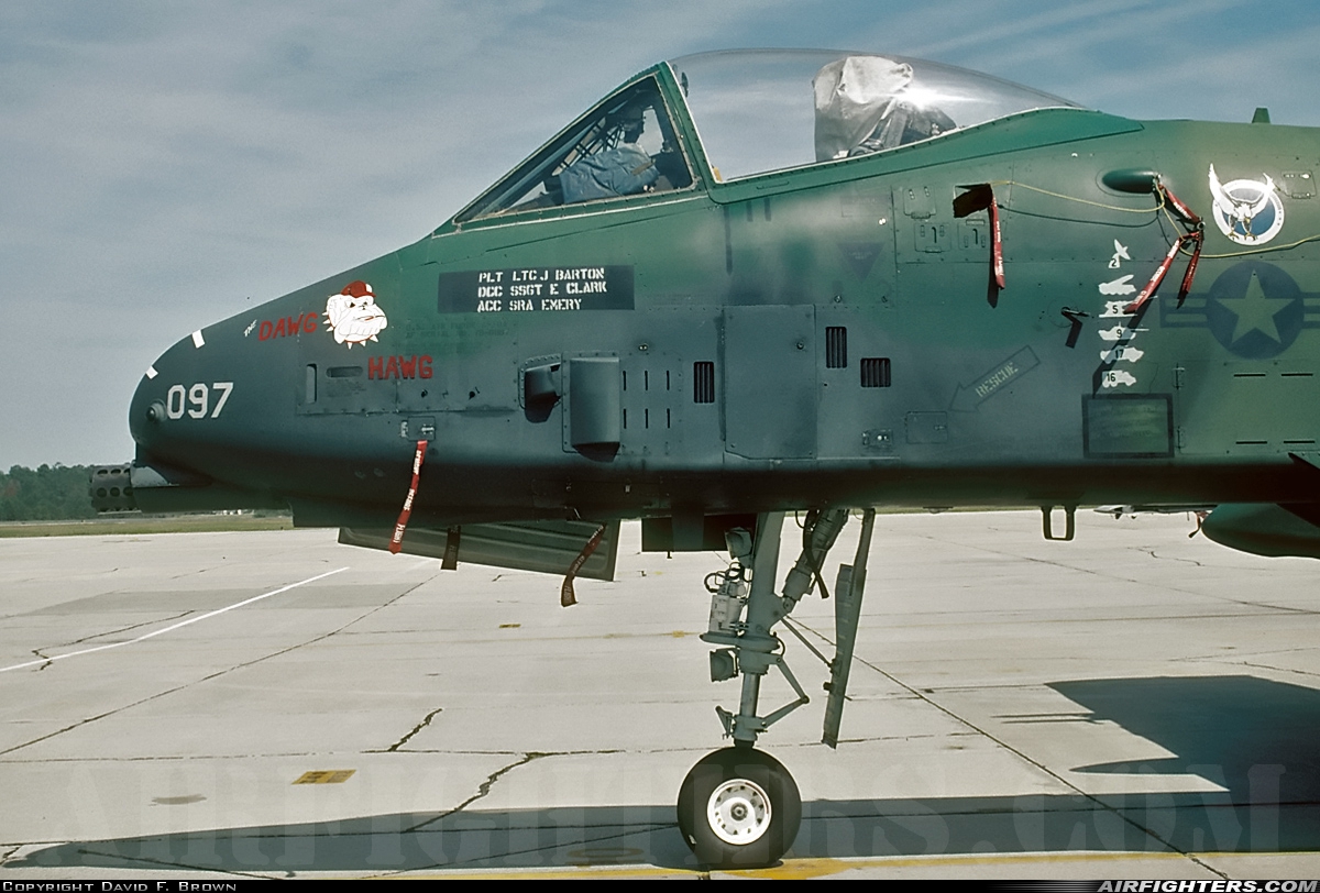 USA - Air Force Fairchild A-10A Thunderbolt II 79-0097 at Myrtle Beach - International (AFB) (MYR / KMYR), USA