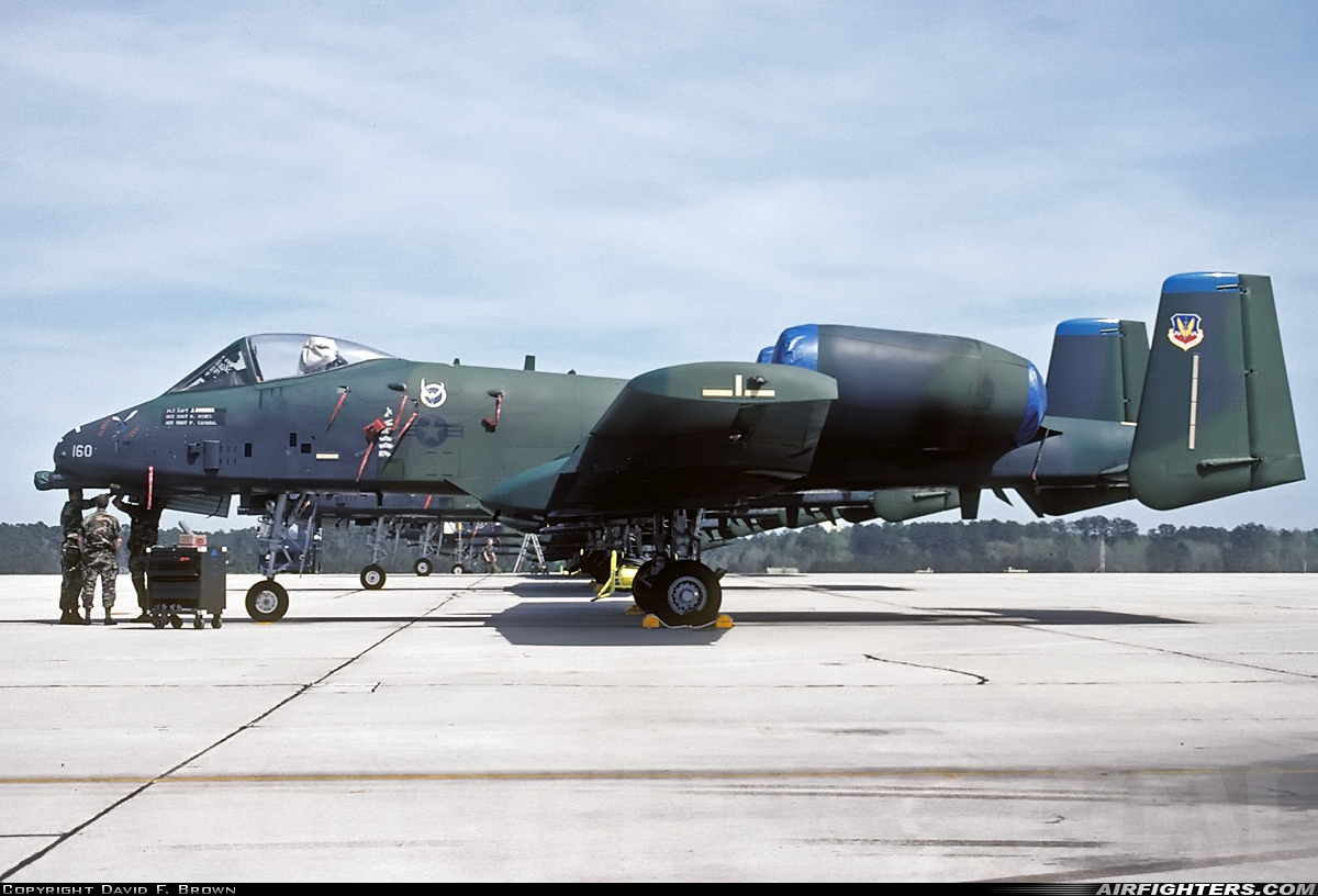 USA - Air Force Fairchild OA-10A Thunderbolt II 79-0160 at Myrtle Beach - International (AFB) (MYR / KMYR), USA
