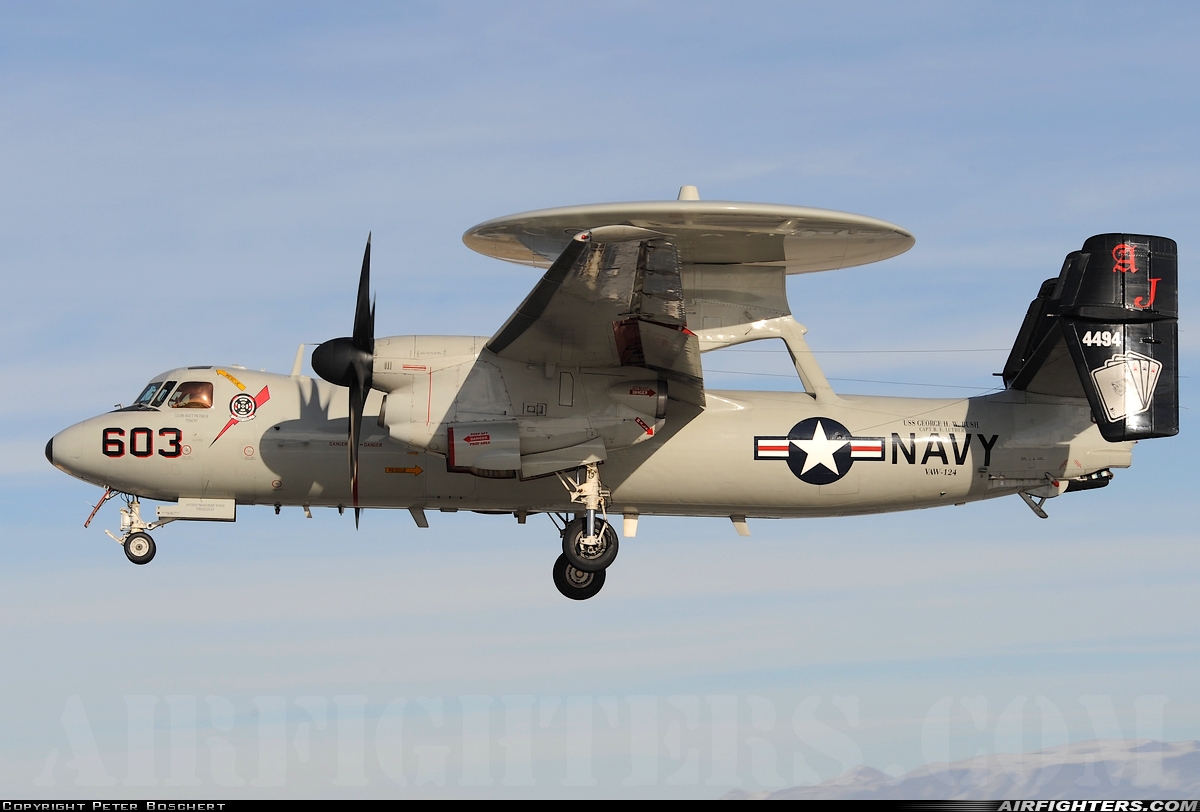 USA - Navy Grumman E-2C+ Hawkeye 164494 at Fallon - Fallon NAS (NFL / KNFL), USA