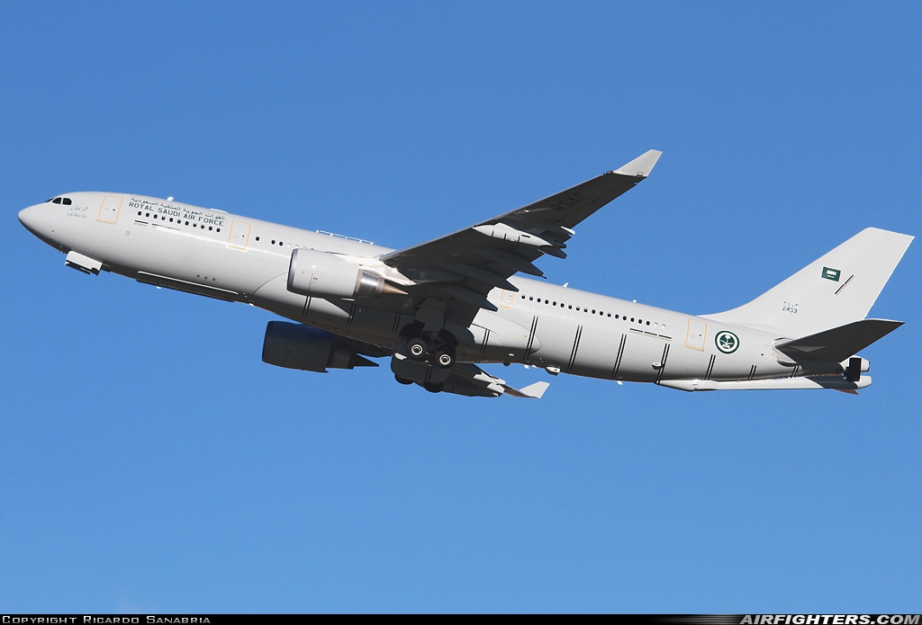 Saudi Arabia - Air Force Airbus A330-203MRTT 2403 at Madrid - Getafe (LEGT), Spain