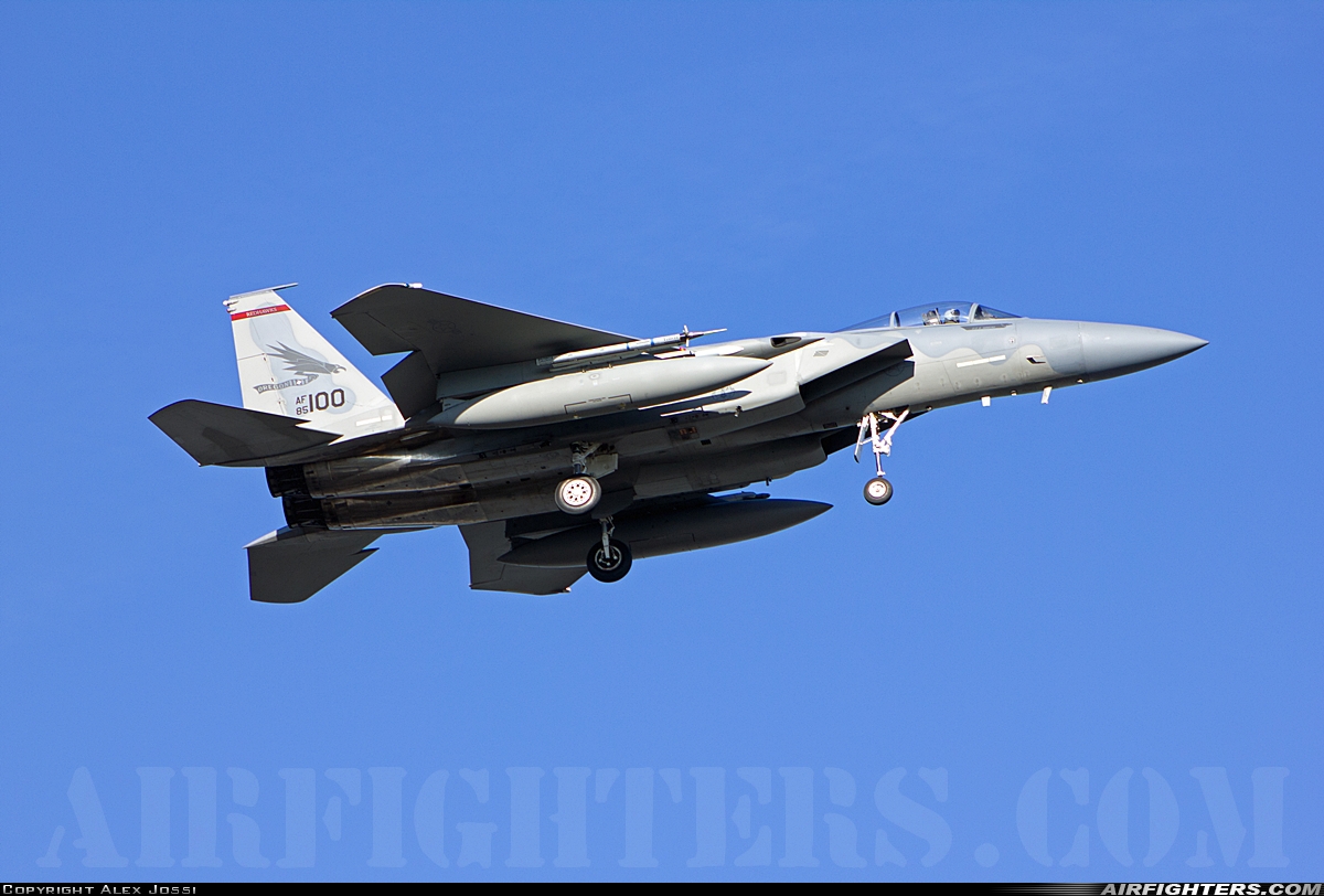 USA - Air Force McDonnell Douglas F-15C Eagle 85-0100 at Portland - Int. (PDX / KPDX), USA
