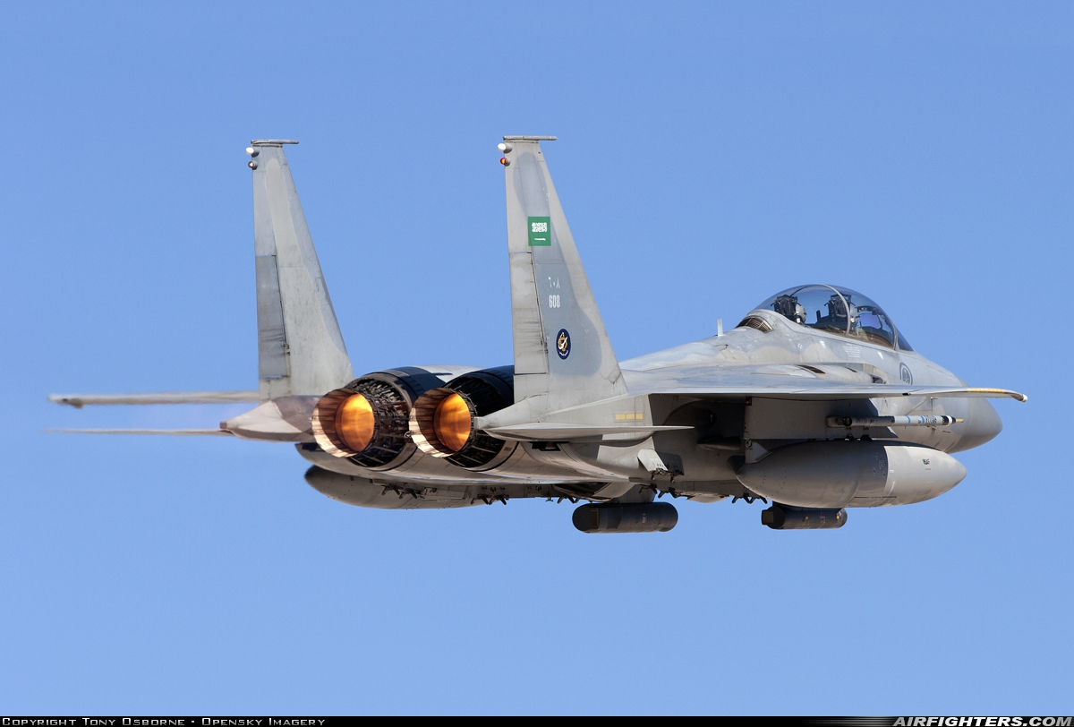 Saudi Arabia - Air Force McDonnell Douglas F-15S Strike Eagle 608 at Las Vegas - Nellis AFB (LSV / KLSV), USA