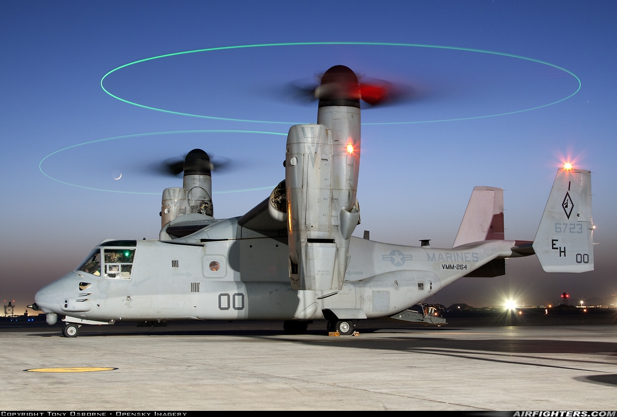USA - Marines Bell / Boeing MV-22B Osprey 166723 at Camp Bastion (BSN / OAZI), Afghanistan