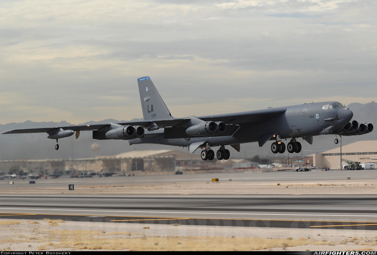 USA - Air Force Boeing B-52H Stratofortress 61-0016 at Las Vegas - Nellis AFB (LSV / KLSV), USA