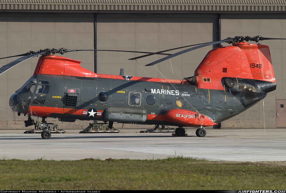 USA - Navy Boeing Vertol HH-46D Sea Knight (107-II) 151948 at Havelock - Cherry Point MCAS (NKT / KNKT), USA