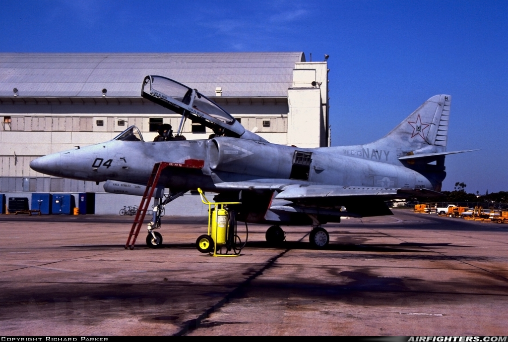 USA - Navy Douglas TA-4J Skyhawk 153495 at San Diego - Miramar MCAS (NAS) / Mitscher Field (NKX / KNKX), USA