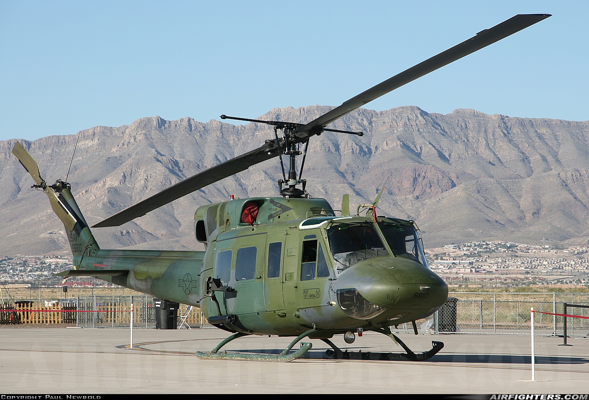 USA - Air Force Bell UH-1N Iroquois (212) 69-6610 at El Paso / Fort Bliss - Biggs AAF (BIF / KBIF), USA