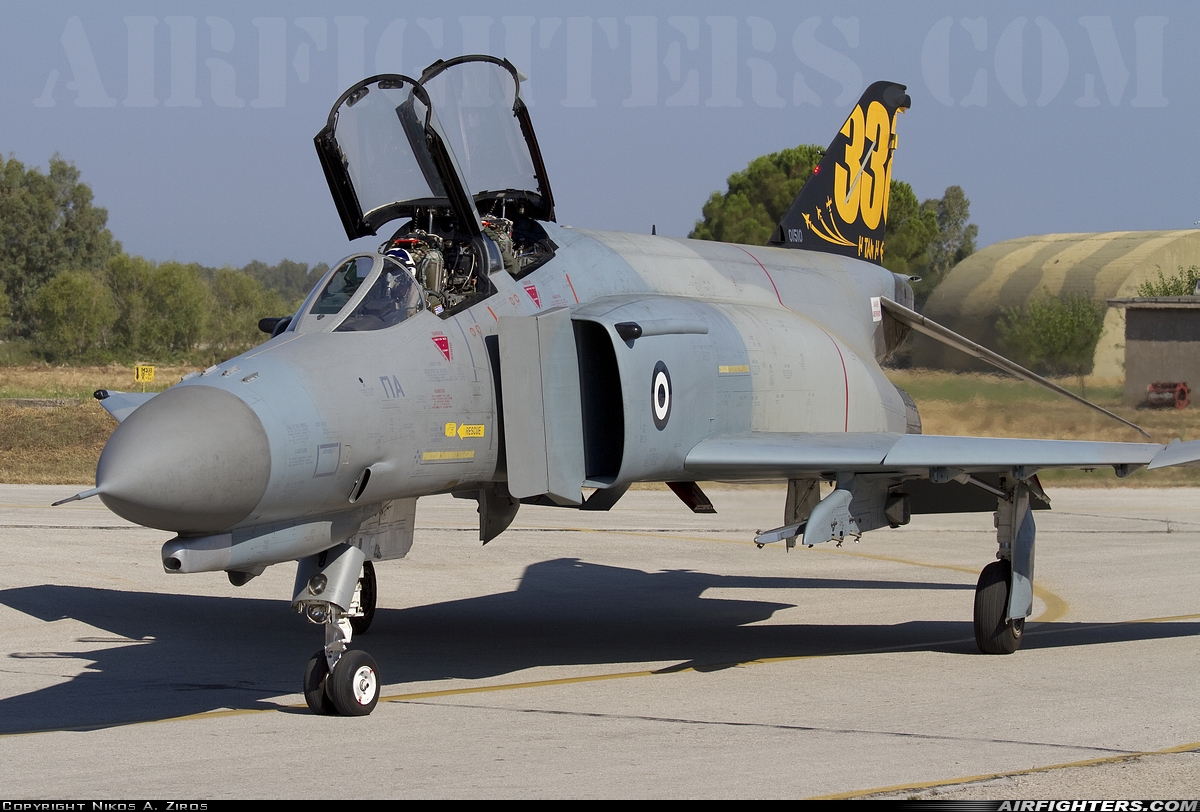 Greece - Air Force McDonnell Douglas F-4E AUP Phantom II 01510 at Andravida (Pyrgos -) (PYR / LGAD), Greece