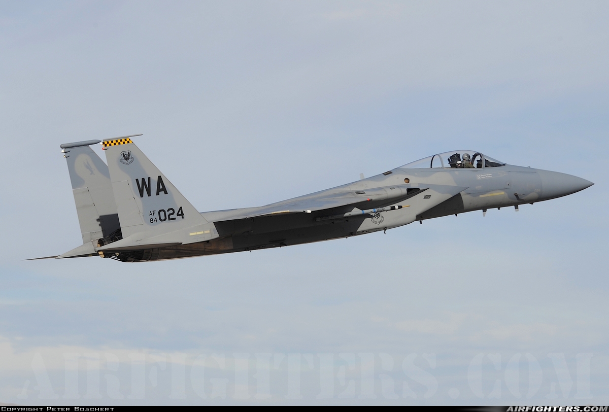 USA - Air Force McDonnell Douglas F-15C Eagle 84-0024 at Las Vegas - Nellis AFB (LSV / KLSV), USA