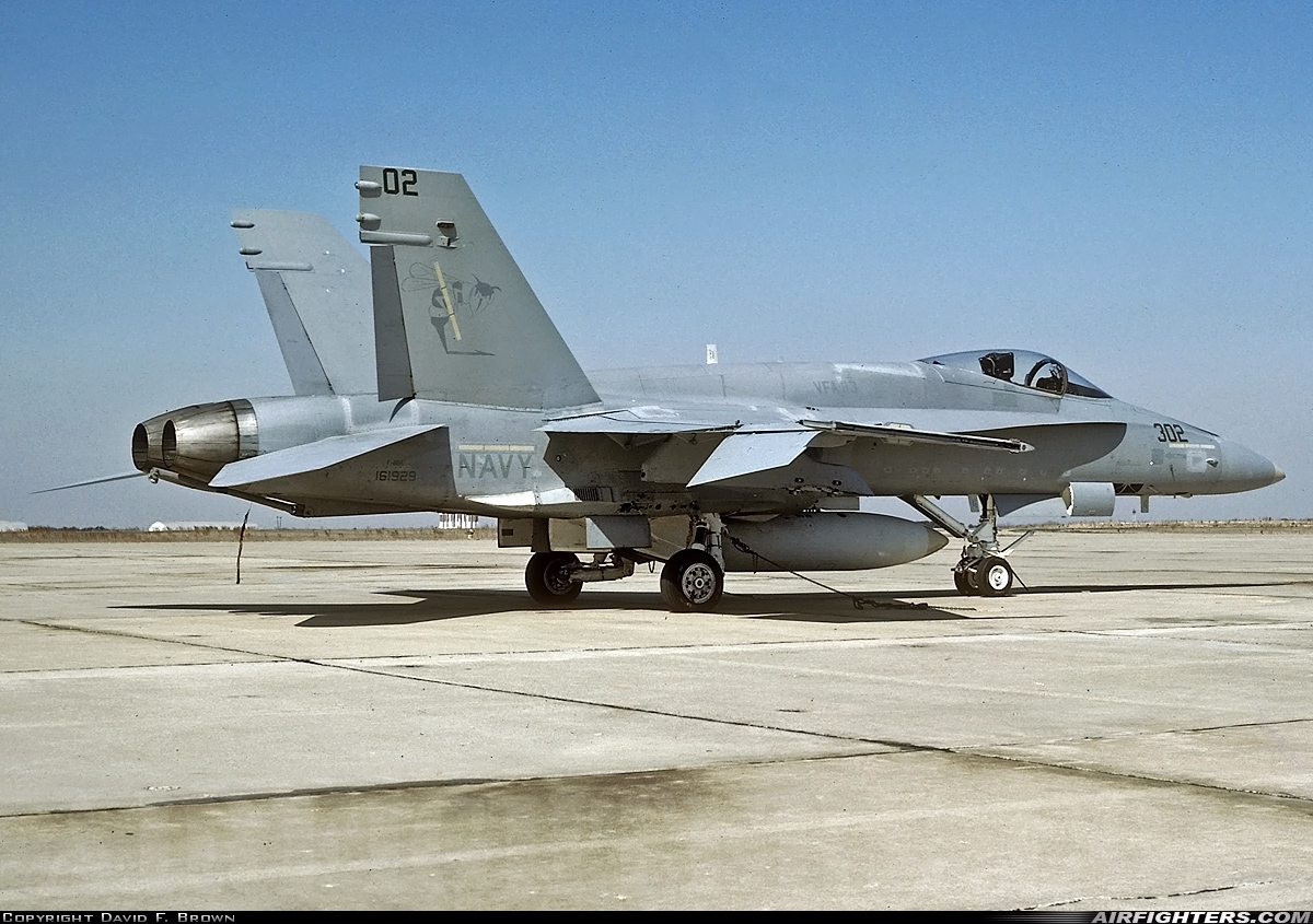 USA - Navy McDonnell Douglas F/A-18A Hornet 161929 at Camp Springs - Andrews AFB (Washington NAF) (ADW / NSF / KADW), USA