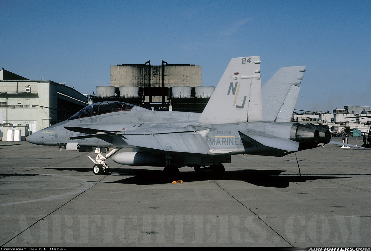 USA - Navy McDonnell Douglas TF-18A Hornet 161355 at Norfolk - Norfolk NAS / Chambers Field (NGU / KNGU), USA