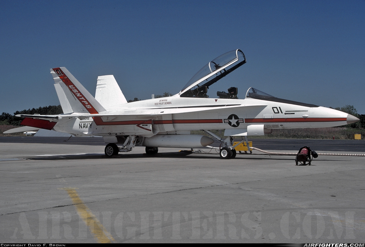 USA - Navy McDonnell Douglas TF-18A Hornet 161249 at Patuxent River - NAS / Trapnell Field (NHK / KNHK), USA