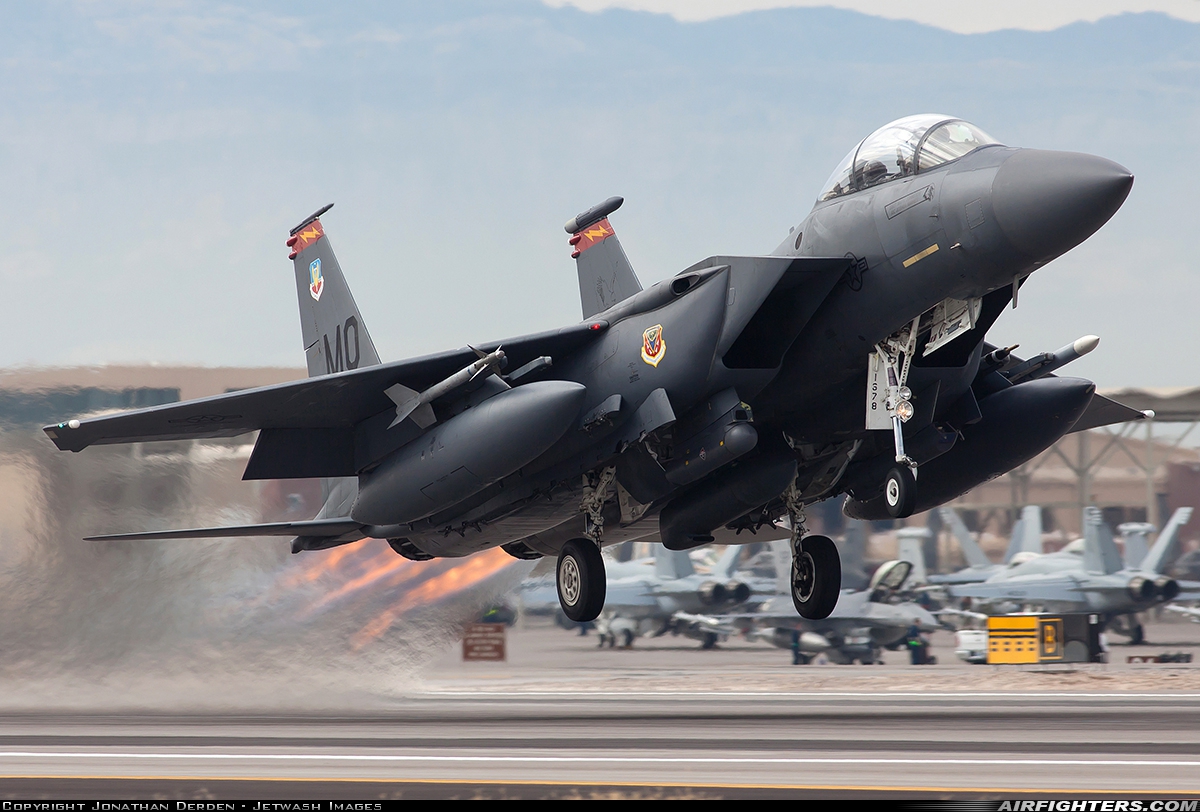 USA - Air Force McDonnell Douglas F-15E Strike Eagle 88-1678 at Las Vegas - Nellis AFB (LSV / KLSV), USA