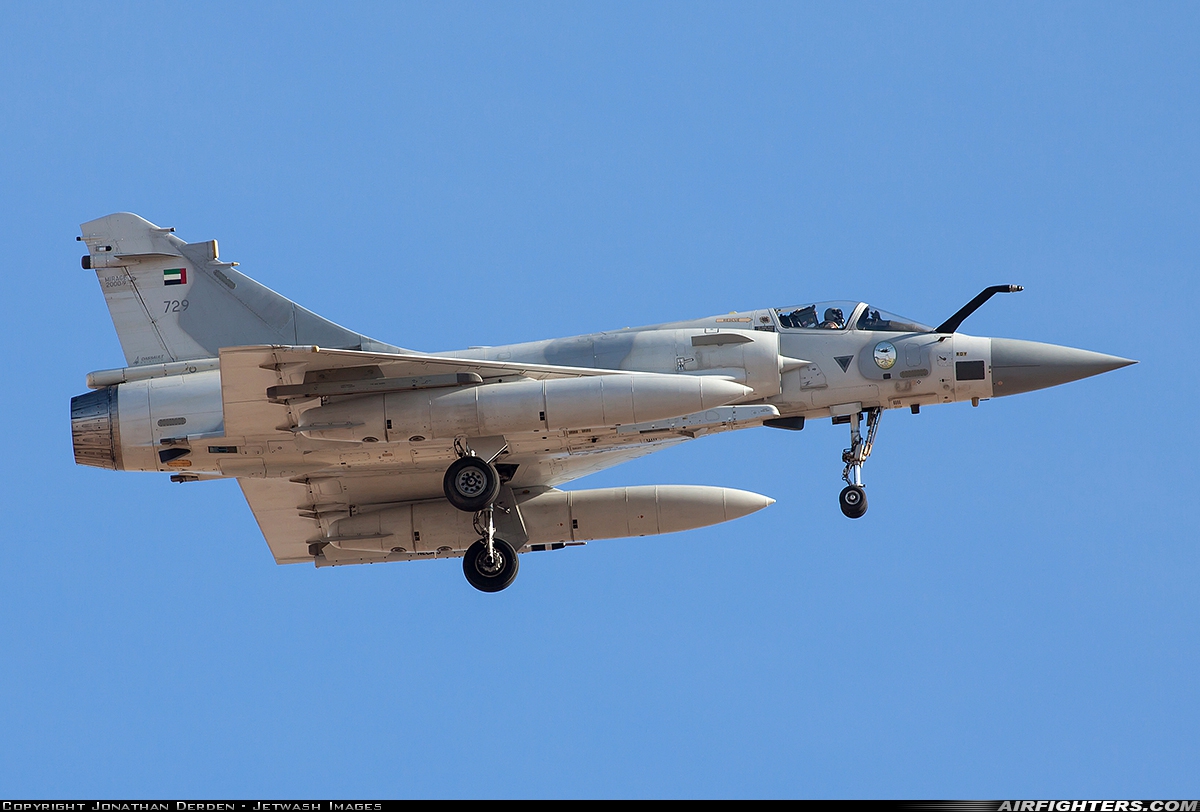 United Arab Emirates - Air Force Dassault Mirage 2000-9EAD 729 at Las Vegas - Nellis AFB (LSV / KLSV), USA
