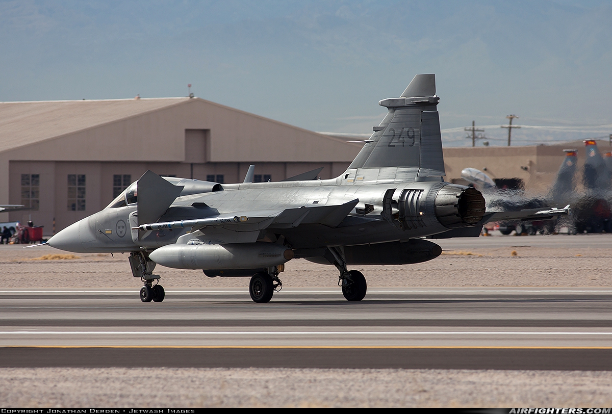 Sweden - Air Force Saab JAS-39C Gripen 39249 at Las Vegas - Nellis AFB (LSV / KLSV), USA