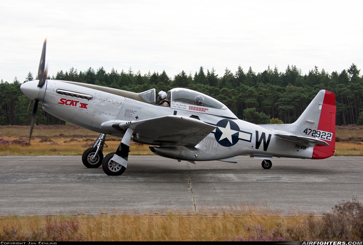 Private North American TF-51D Mustang PH-VDF at Zoersel (Oostmalle) (OBL / EBZR), Belgium