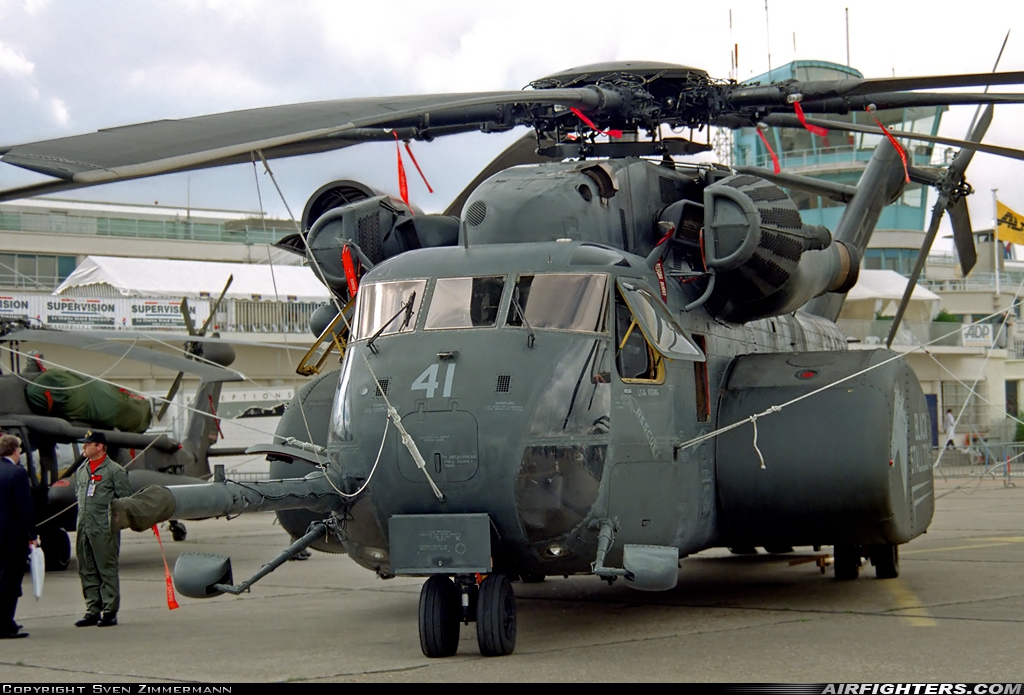 USA - Navy Sikorsky MH-53E Sea Dragon (S-65E) 163057 at Paris - Le Bourget (LBG / LFPB), France