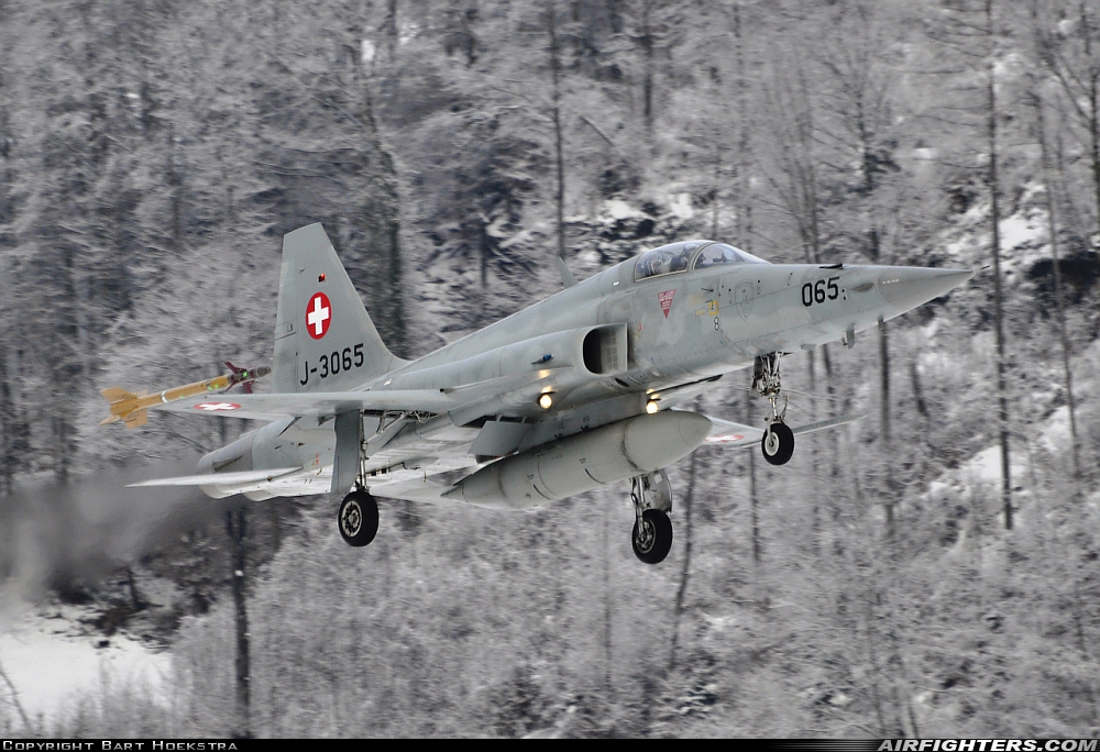 Switzerland - Air Force Northrop F-5E Tiger II J-3065 at Meiringen (LSMM), Switzerland