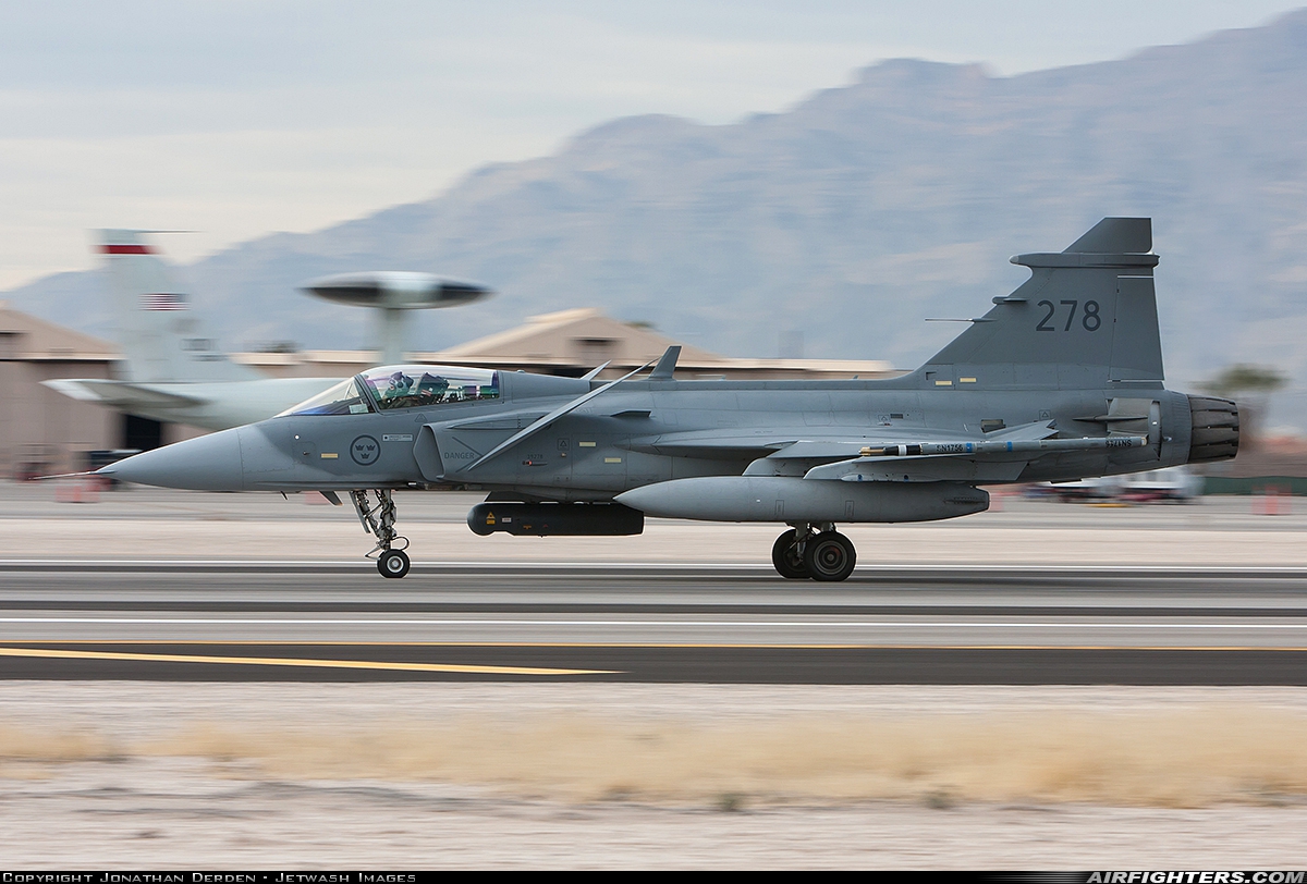 Sweden - Air Force Saab JAS-39C Gripen 39278 at Las Vegas - Nellis AFB (LSV / KLSV), USA