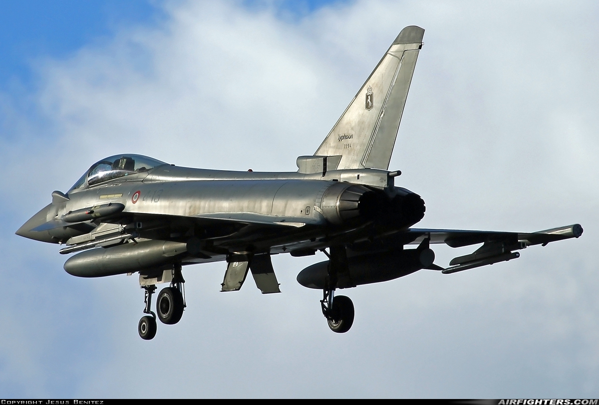 Italy - Air Force Eurofighter F-2000A Typhoon (EF-2000S) MM7294 at Albacete (- Los Llanos) (LEAB), Spain