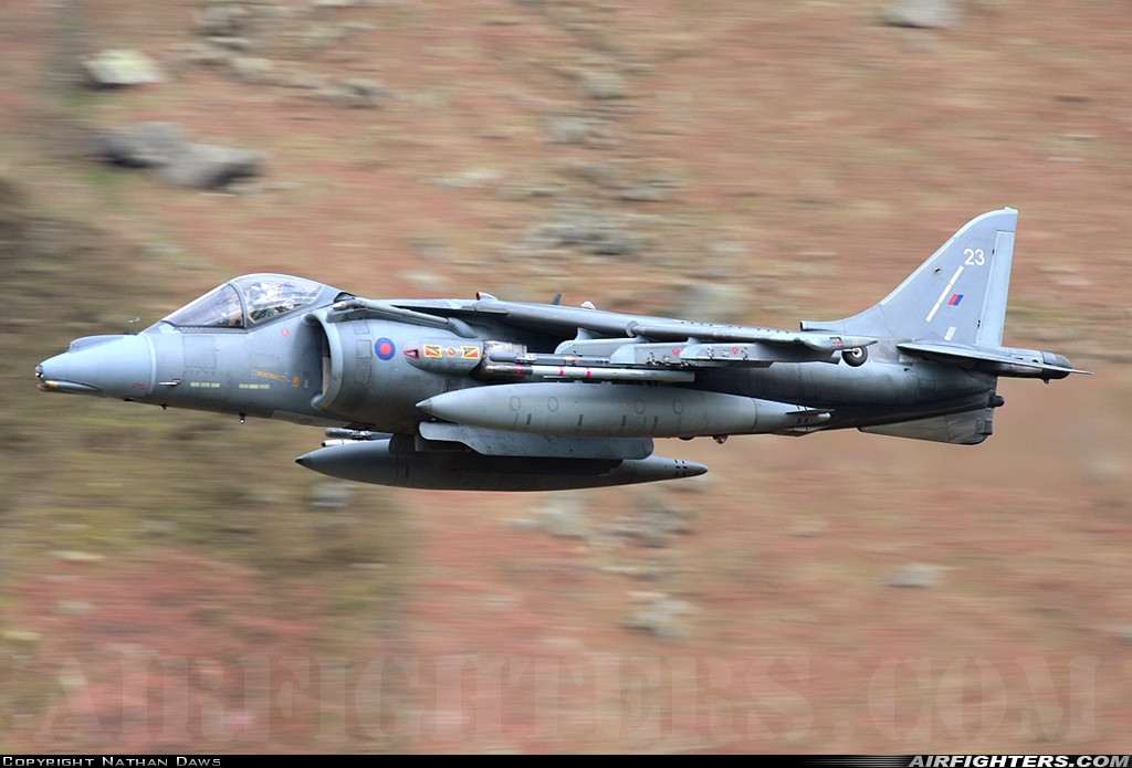UK - Air Force British Aerospace Harrier GR.9 ZD375 at Off-Airport - Cumbria, UK
