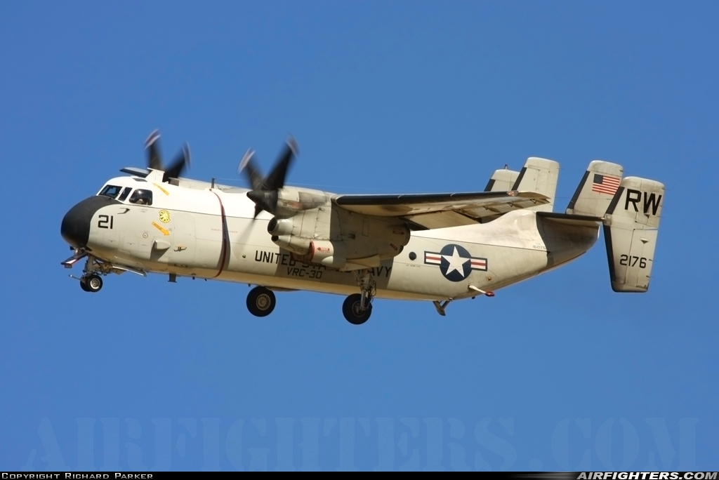USA - Navy Grumman C-2A Greyhound 162176 at El Centro - NAF (NJK / KNJK), USA
