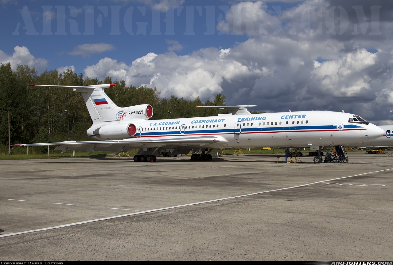 Russia - Air Force Tupolev Tu-154M/LK-1 RA-85655 at Chkalovsky (CKL / UUMU), Russia
