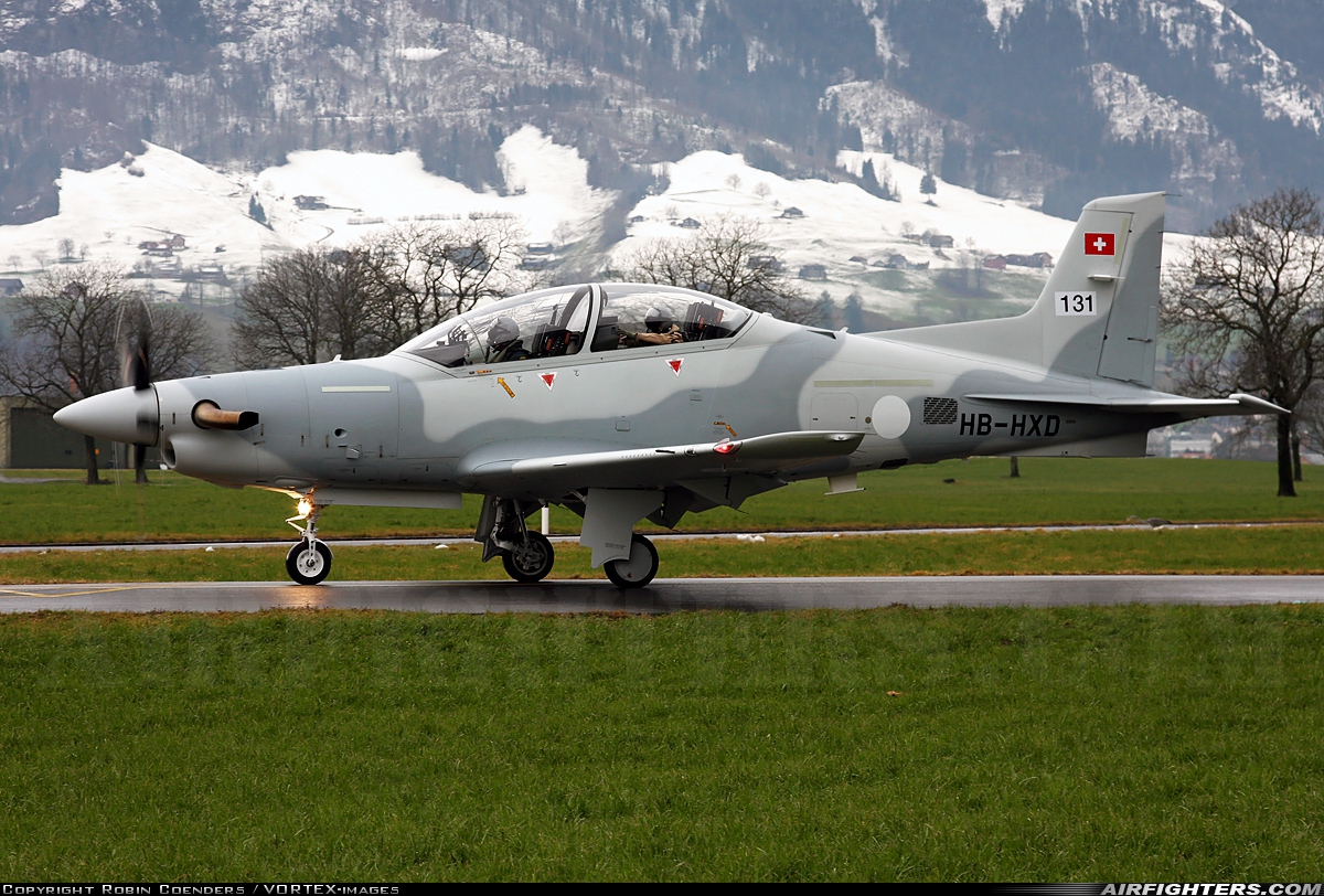 United Arab Emirates - Air Force Pilatus PC-21 HB-HXD at Buochs (Stans) (LSMU / LSZC), Switzerland