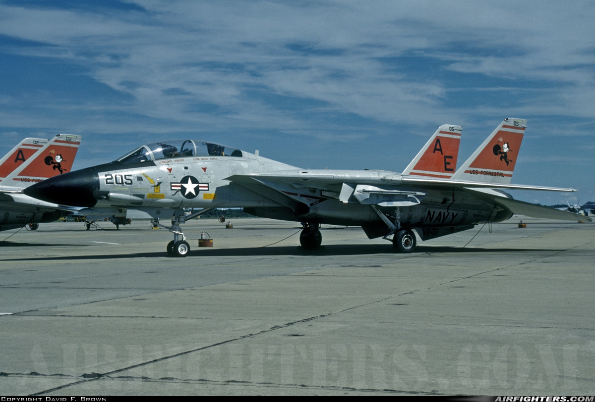 USA - Navy Grumman F-14A Tomcat 161864 at Virginia Beach - Oceana NAS / Apollo Soucek Field (NTU / KNTU), USA