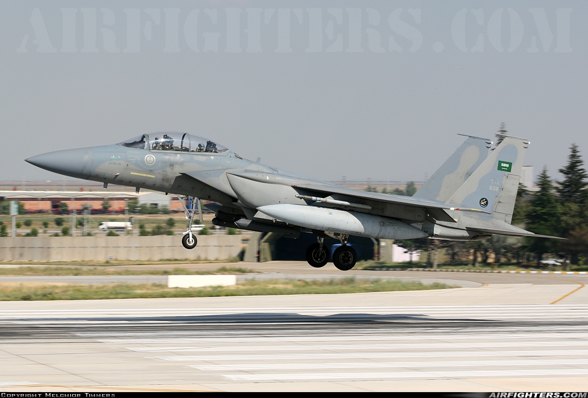 Saudi Arabia - Air Force McDonnell Douglas F-15S Strike Eagle 608 at Konya (KYA / LTAN), Türkiye