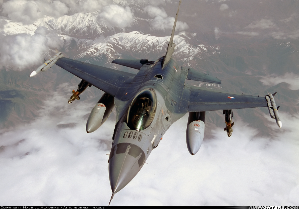 Netherlands - Air Force General Dynamics F-16AM Fighting Falcon J-060 at In Flight, Afghanistan